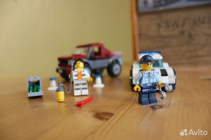 Lego city - 7741 Полицейский вертолет 60128 Погоня