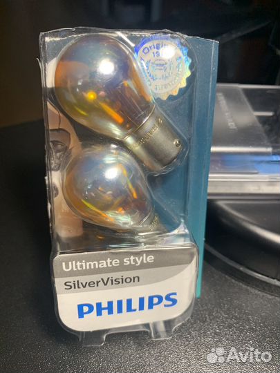 Лампы накаливания philips 21W12V silver vision