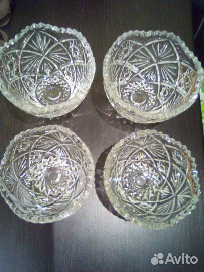 Хрусталь блюдо, вазы СССР и др