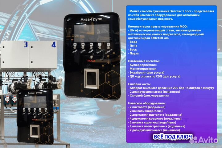 Комплект оборудования для Автомойки profi 576