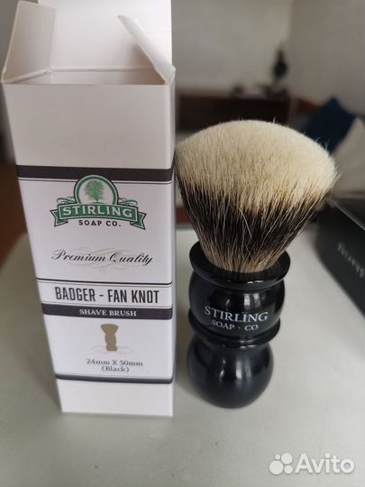 Помазки для бритья Razorock и Stirling