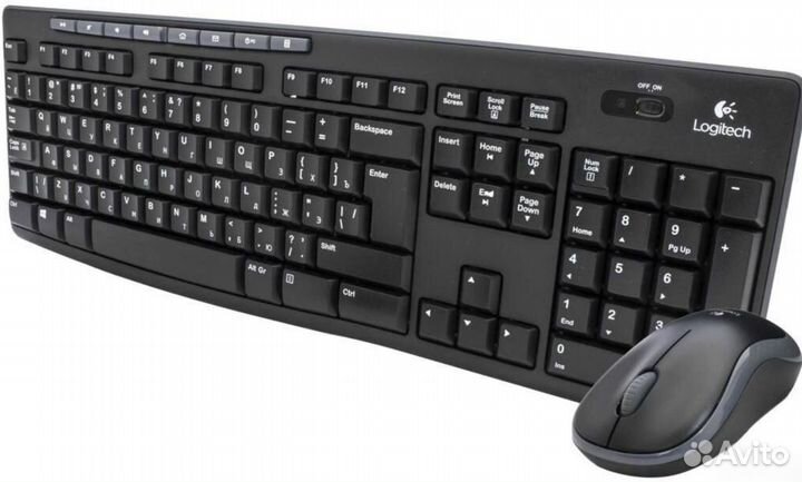 Клавиатура+мышь беспроводная Logitech MK270