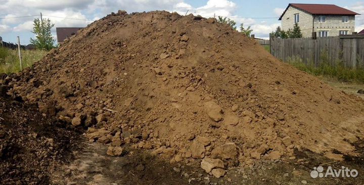 Суглинок для поднятия цоколя и перегной куриный.До