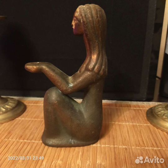 Подсвечник бронза СССР