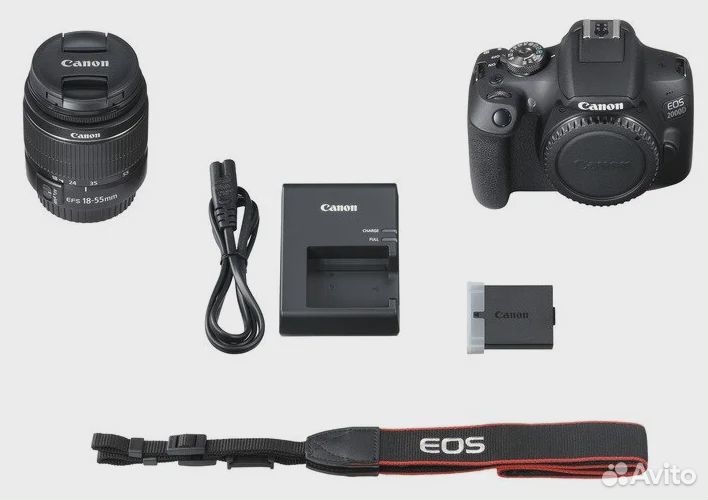 Фотоаппарат canon EOS 2000D