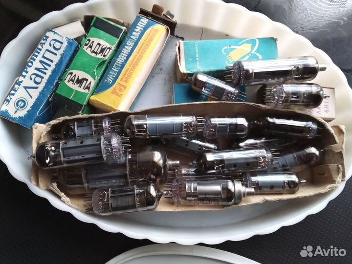 Радиодетали,радиолампы СССР, бу, цена за все