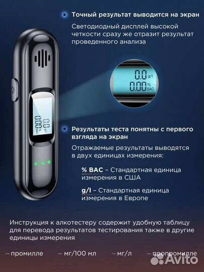 Новый алкотестер