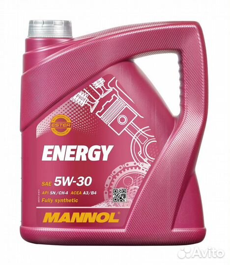 Масло Mannol 5/30 Energy SN синтетическое 4 л