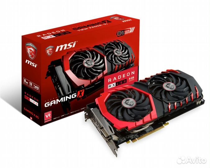 Видеокарта MSI Radeon RX 480 Gaming X 8GB