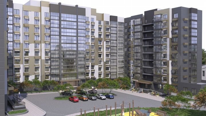 3-к. квартира, 72 м², 2/10 эт.