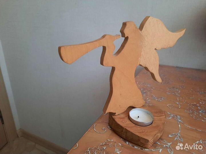 Handmade подсвечник ангел