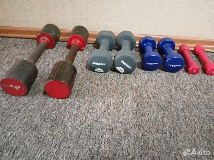 Гантели 1 кг, 3 кг, 5 кг, 10 кг