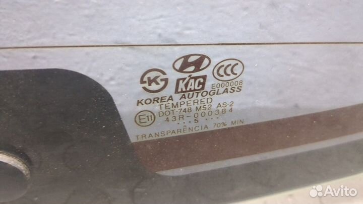 Стекло заднее Hyundai Tucson 1, 2006