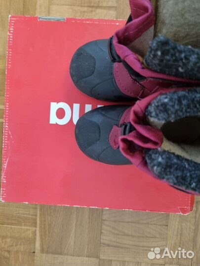 Ботинки зимние для девочки Reima, р- 22