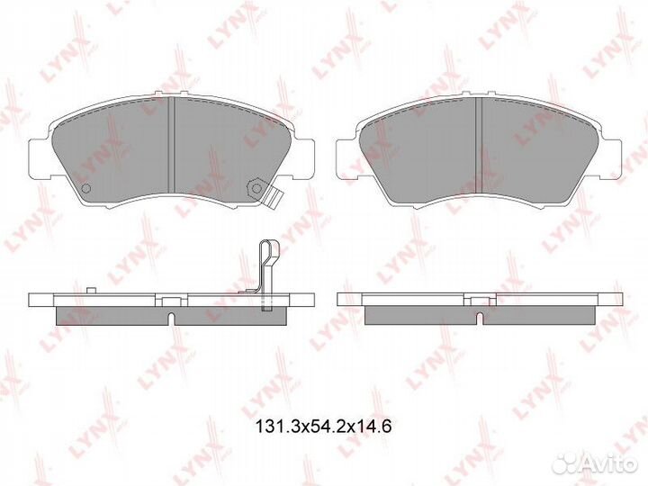 Колодки дисковые lynxauto BD-3407