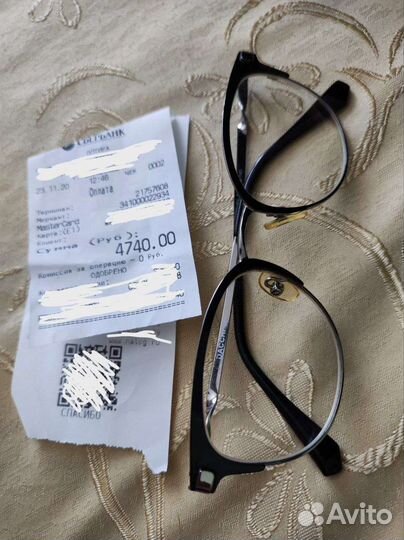 Очки для минус 1.25/1.25