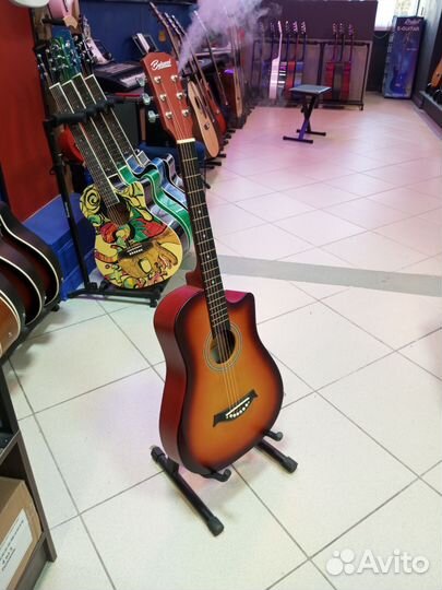 Акустическая гитара с чехлом belucci bc-c38