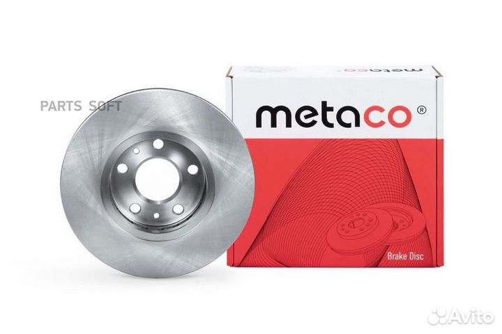 Metaco 3050-348 Диск тормозной передний вентилируе