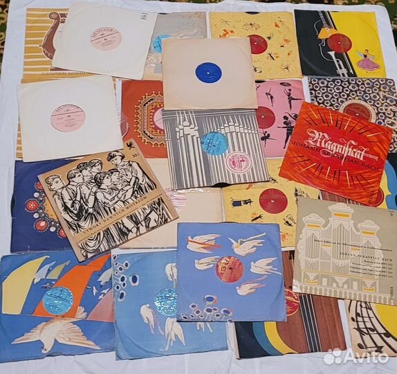 Грампластинки новые 50х годов 24шт