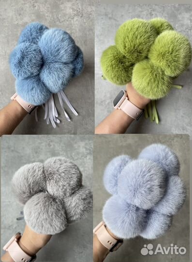 Меховые помпоны от Производителя
