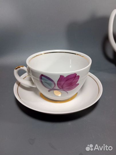 Чайные пары Кузяевский ф/з. 6 штук