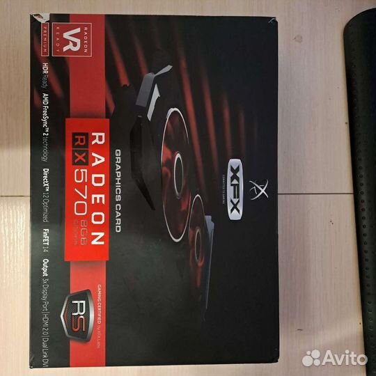 Видеокарта rx570 8gb