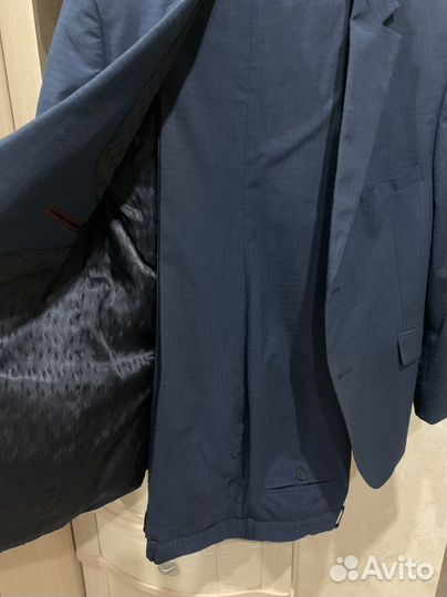 Костюм синий 170 шерсть. В наличии