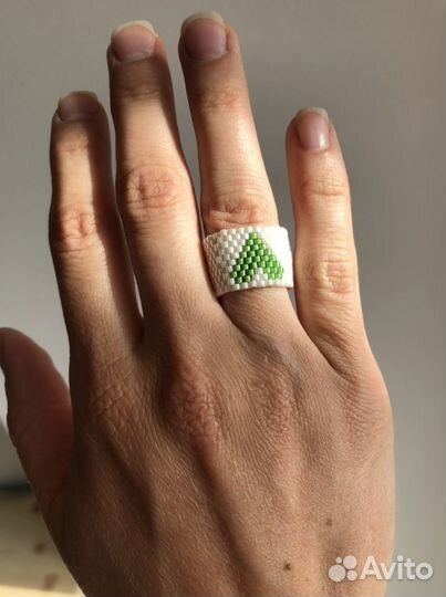 Кольцо из бисера Toho, Miyuki