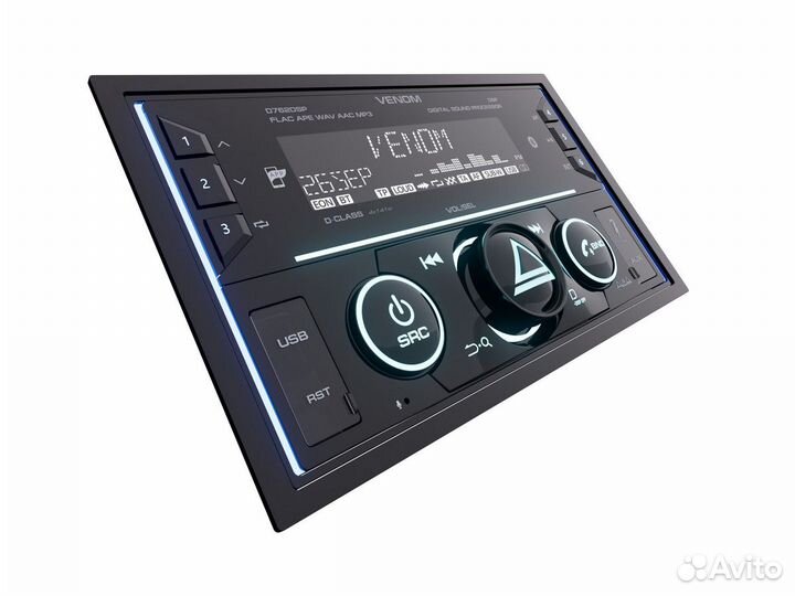 Автомагнитола Aura venom-D762DSP 2din USB