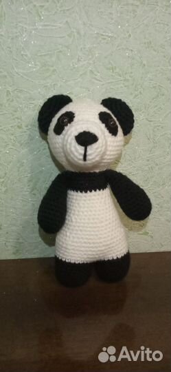 Вязаная игрушка Панда