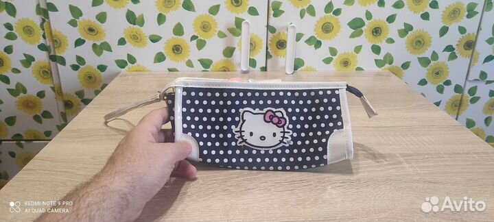 Hello kitty. Пенал косметичка с петлей
