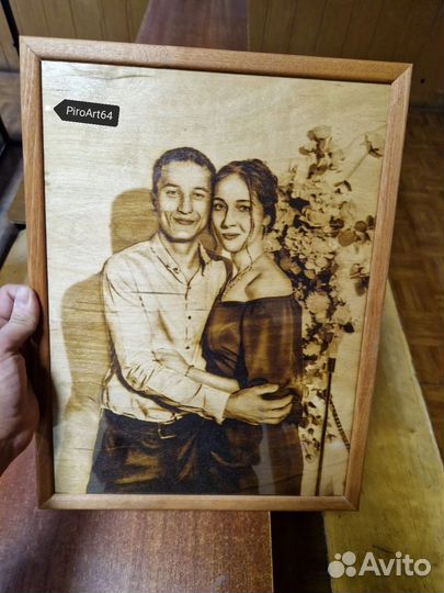 Выжженая картина в подарок