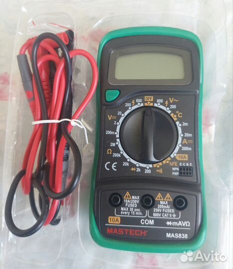 Цифровой мультиметр Mastech MAS838
