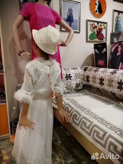 Италия, Нарядное женское платье с люрексом