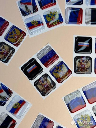 3D стикеры с Вашим дизайном оптом