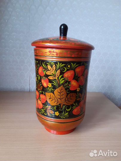 Хохломская ваза