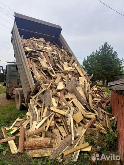 Дрова Горбыль пиленный берёза колотоя