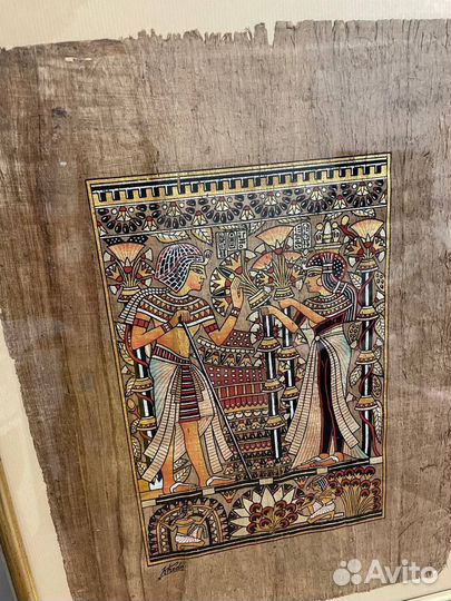 Картина на папирусе