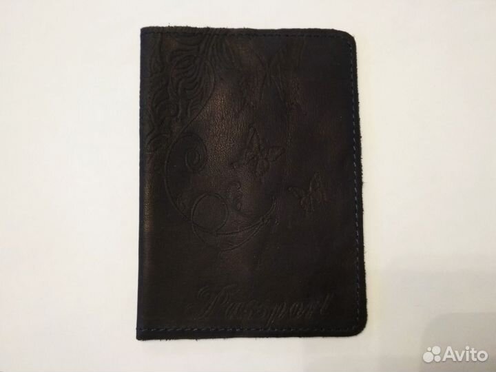 Обложка на паспорт кожаная