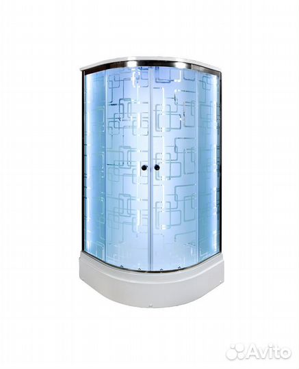 Душевая кабина 80х80х220 Avacan EM2780LED+GM угло