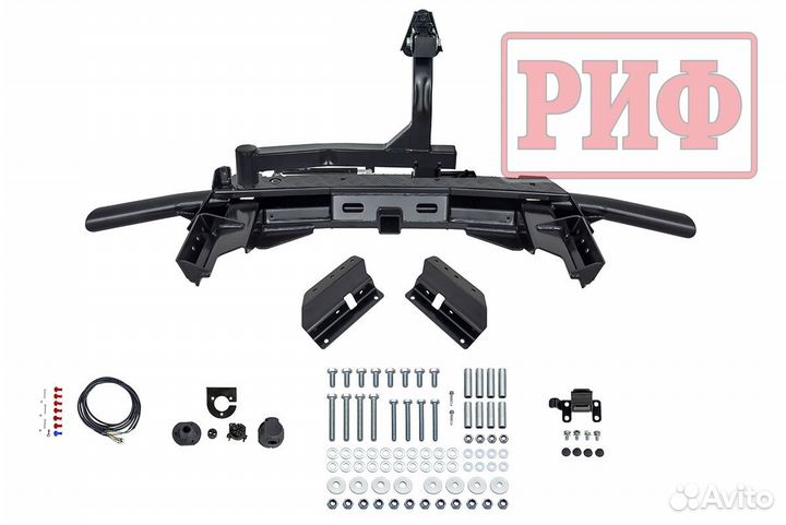 Бампер задний силовой риф Renault Duster 2021+