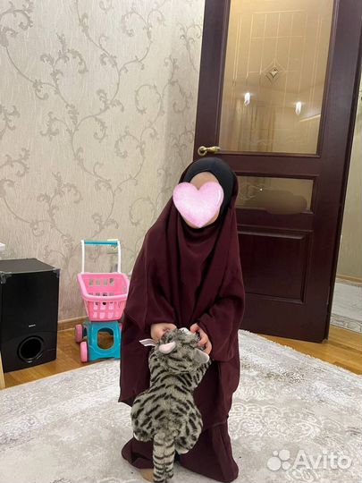 Детский джильбаб с юбкой