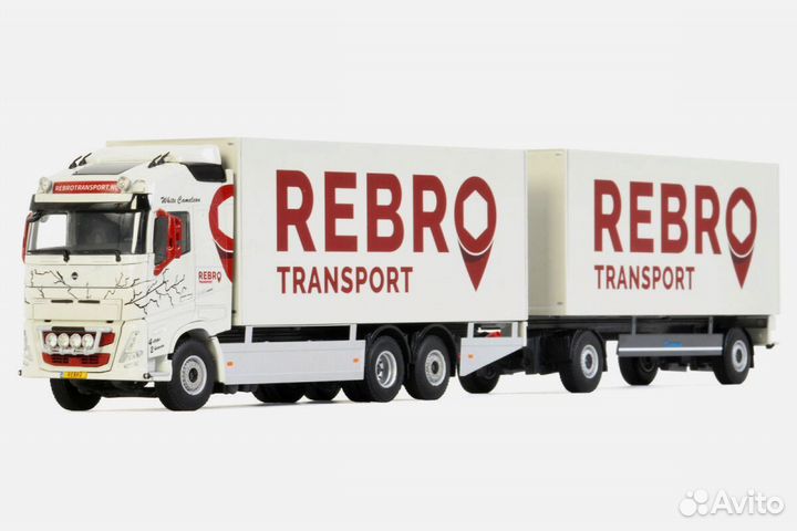 1/50 Volvo FH04 Rebro прицеп фура WSI эксклюзив