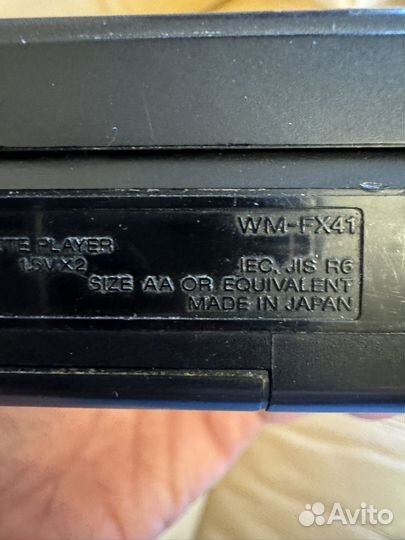 Кассетный плеер sony walkman (Япония) с наушниками