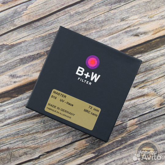 B+W 010 UV-Haze MRC Nano Master Filter (72mm)