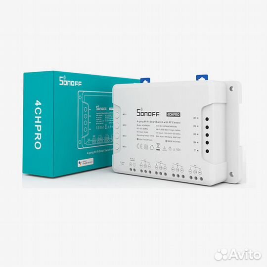 Wi-Fi+RF реле умного дома Sonoff 4CH Pro R3