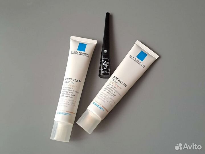 Косметика пакетом: крем LA roche-posay, подводка