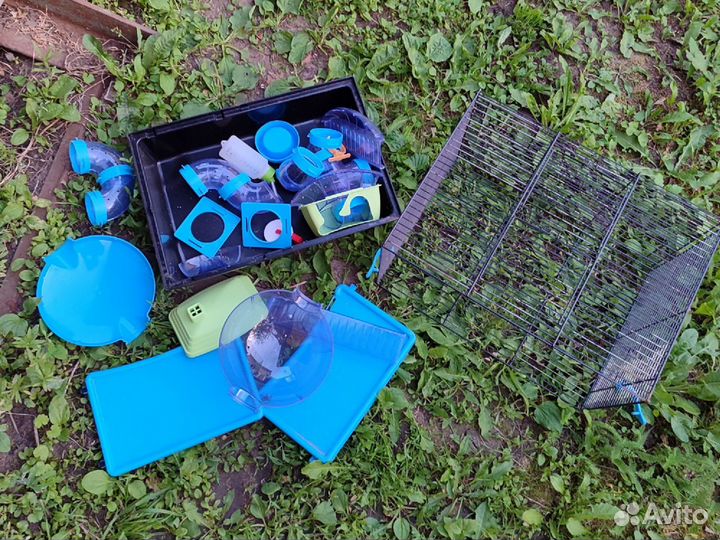 Клетка с трубами для грызунов