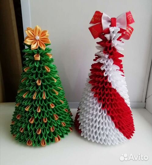 Декоративные елочки - ручная работа