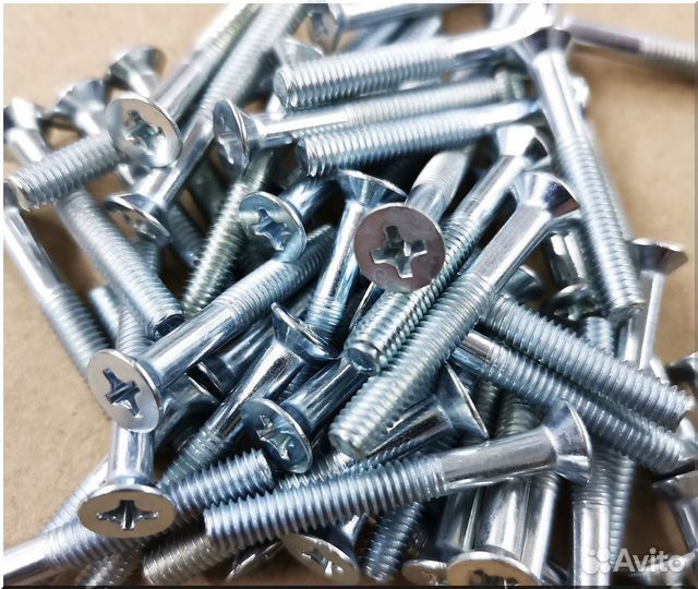 Винт с потайной головкой гост 17475